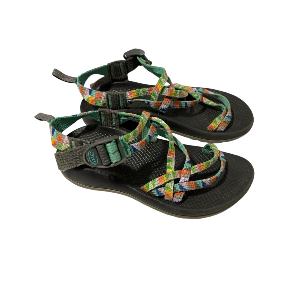 Chaco Kids ZX1 Ecotread Camper Multicolor Sandals Size 3 Hiking Camping Outdoor